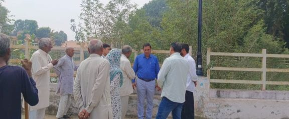 DMC inspected Johads and development works