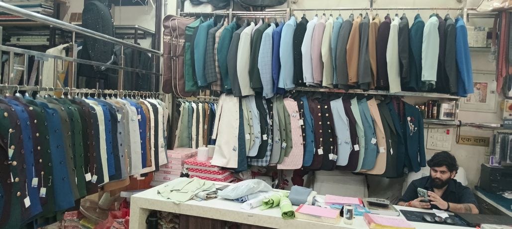 As soon as the wedding season begins, there is a competition to get clothes stitched.