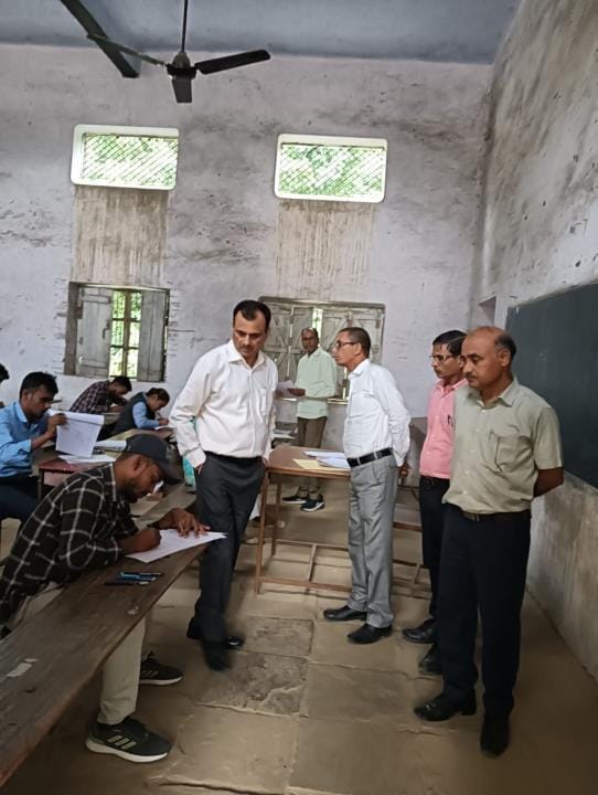 D.El.Ed exam was conducted in two shifts... 3,000 trainees took part.