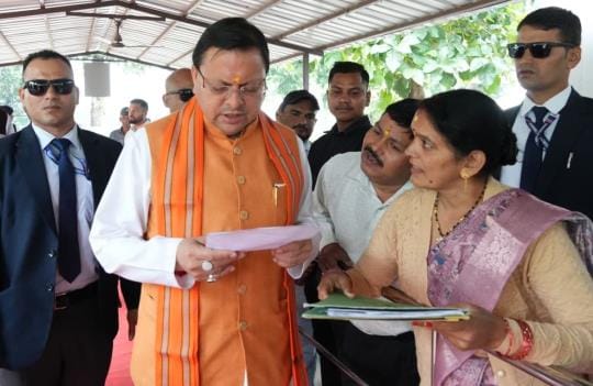CM flagged off six bio-toilets for Champawat