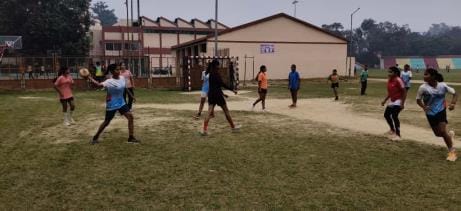 Divisional women's handball team selected in the stadium