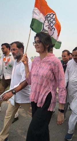 Kudrat came to support father Brijendra Singh in Sadbhav Yatra, speculations of becoming active in politics