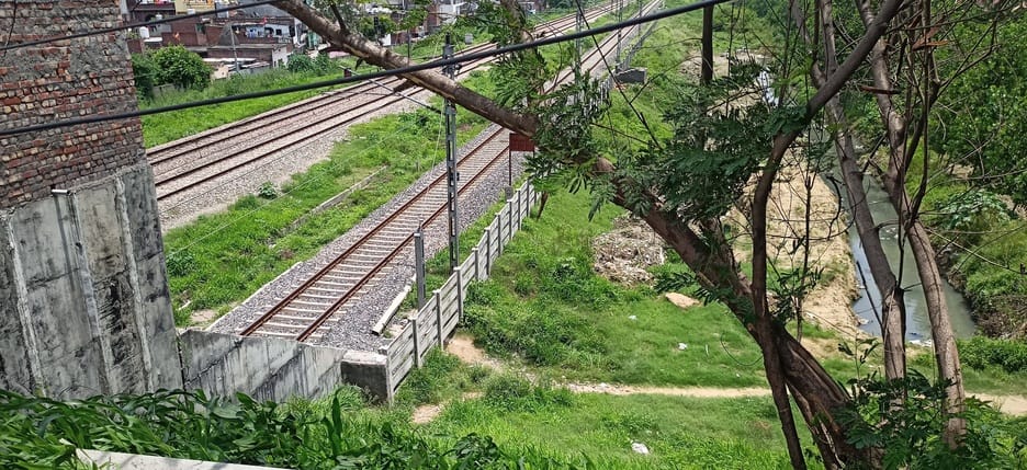 Due to the attitude of the railways, the drainage plan has remained incomplete for five years.