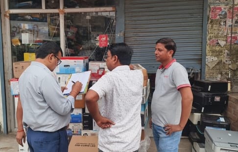 The tax records for sales worth one crore rupees are missing