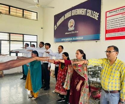 Students administered oath against corruption