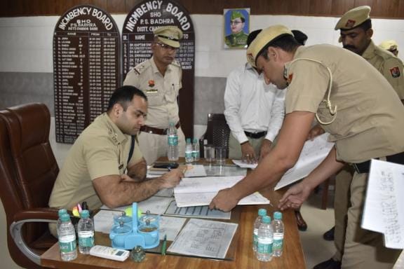 sp inspected police station