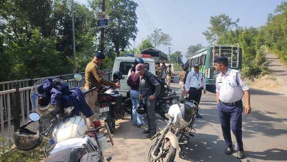 Police took action in the city under the Safe Ride, Save Life campaign.