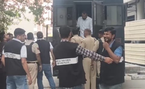 Gangster Kala Rana produced in court in triple murder case