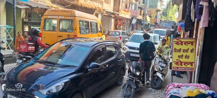 The traffic plan in Jogindernagar will change again, possibilities are being explored.