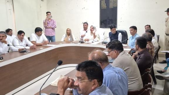 Ruckus erupts at District Council meeting over stalled development works worth crores, three councillors absent