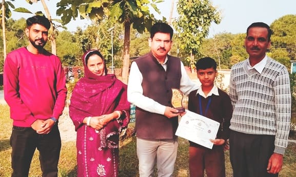 Samar secured second place in the painting competition
