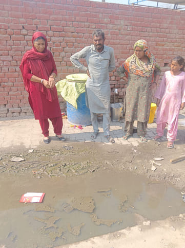 The department team conducted a survey for dengue.