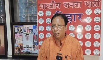 Bettiah bihar news BJP MP Sanjay Jaiswal attacks Tejashwi Yadav and Grand Alliance today news