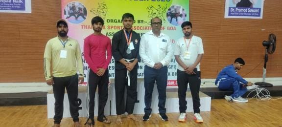 Rohit of Suhagnagari won silver medal in Goa