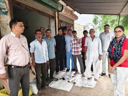 Discussed the ill effects of drug abuse with the villagers.