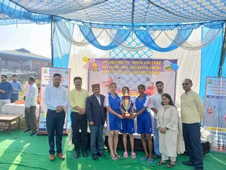 Dehri College overall champion in kayaking-canoeing