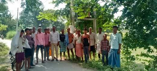 Electricity from the rural feeder has not yet reached Dhani Nagla.