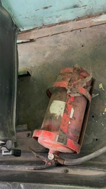 Fire extinguishers in roadways buses are useless and only in name