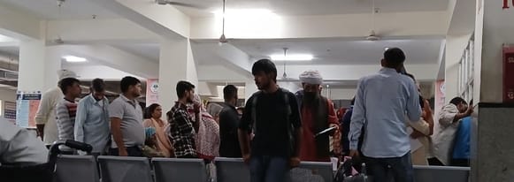 PGI OPD server down, treatment done through manual card