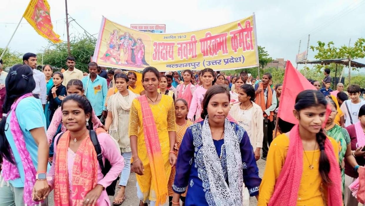 A wave of faith surged during Akshaya Navami Parikrama.