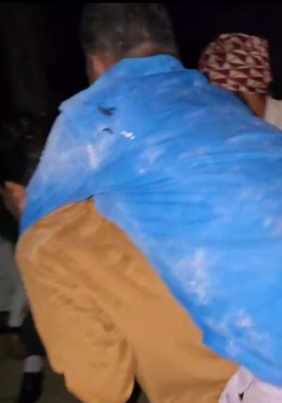 Bags were found lying on top of seats and below, shoes and slippers were left in the bus.