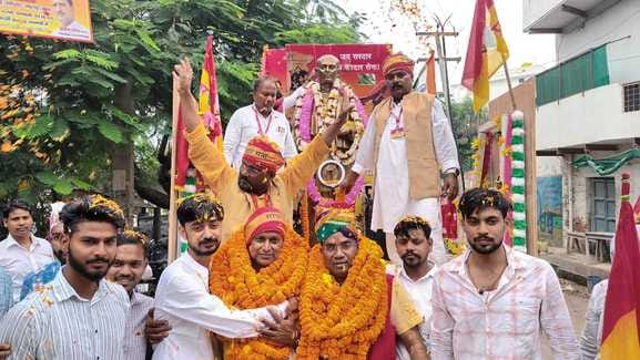 Sardar Patel Pride Chariot and the public welfare resolve march were launched