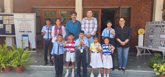 छावनी के द एसडी विद्या स्कूल के स्केटर्स ने जिला रोलर स्केटिंग चैंपियनशिप में पदक जीते। स्कूल
