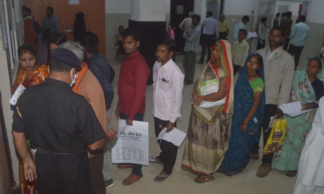 Due to change in weather, the number of cold and cough patients has increased, dengue and malaria tests have also increased.
