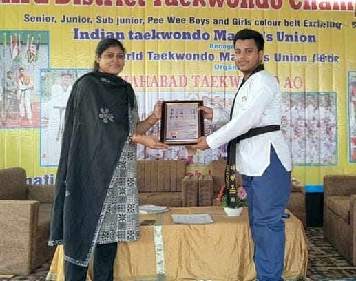 Yash was awarded the title of Black Belt Second Dan in Taekwondo.