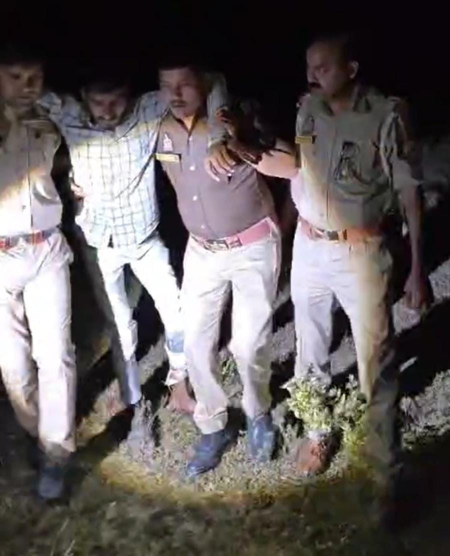 A notorious cow smuggler was caught in an encounter, shot in the leg.