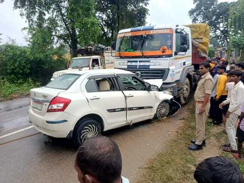 One killed, four seriously injured in collision between trailer and car