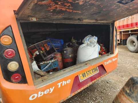 65 passengers were found travelling on a ball of fire, not a bus.