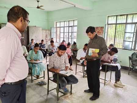 Fake paper circulated in WhatsApp group, trainees' hands cleaned after writing answers