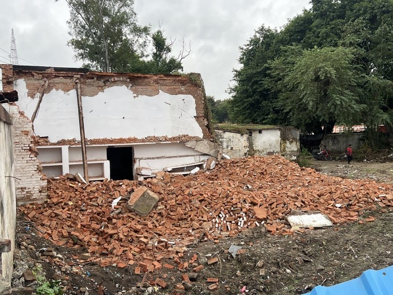 Parcel lobby shifted to another building