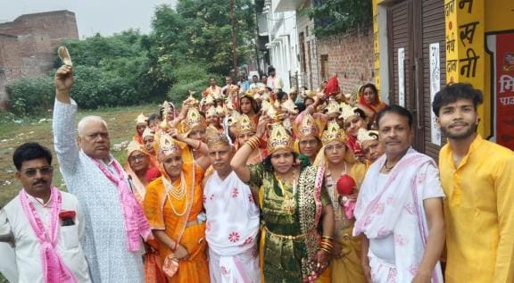 Siddhchakra Mahamandal Vidhan started with Ghat Yatra.
