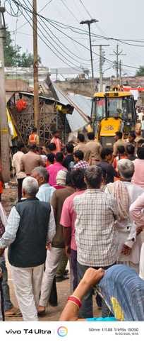 agra news jagner encroachment removed