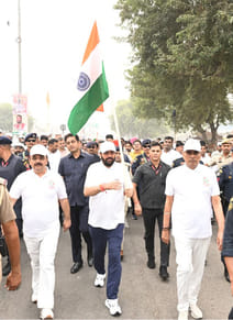 Over 15,000 people ran for unity, and the Chief Minister also encouraged them by running