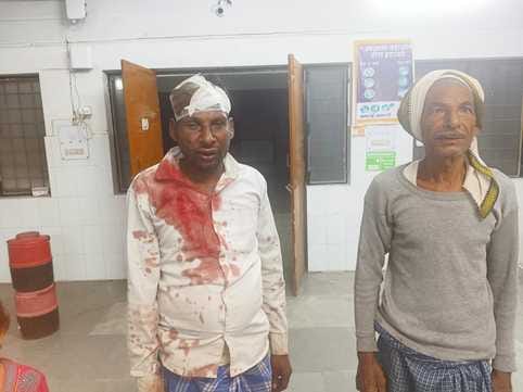 A family was beaten to a pulp over a minor dispute