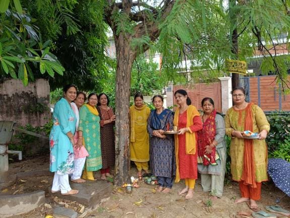 A unique confluence of faith and nature was seen on Akshaya Navami