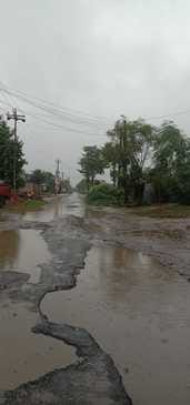 Mud and waterlogging make transportation difficult