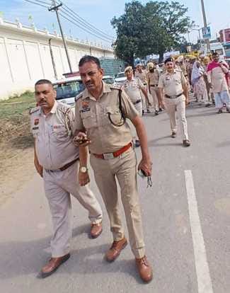 Police and commandos conducted combing operation at the fair.