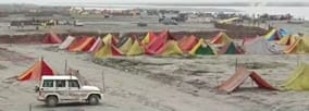 A city of tents has started settling on the banks of the Ganga, the fair will start from today.