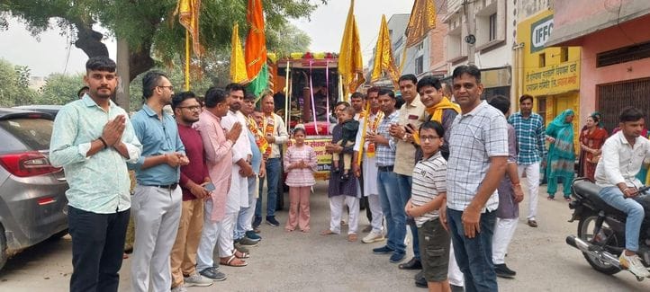 Third foot march leaves for Khatu Dham