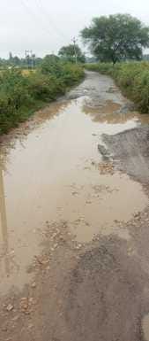 Bumps on the road built at a cost of Rs 35 lakh
