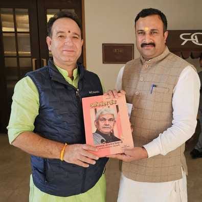 Srinagar, Rohit Shastri, meet with MLA Sunil Sharma