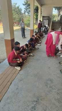 Monkeys disrupt children's education at Ghanghot school, teachers step in as watchdogs