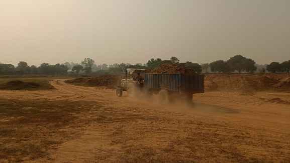 The long-pending construction of synthetic track at Bhodia Kheda has gained new momentum