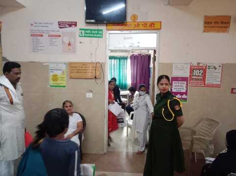 Additional security personnel deployed at the women's and district hospitals