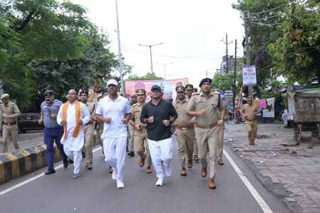 110 runners participated in Run for Unity...winners were awarded