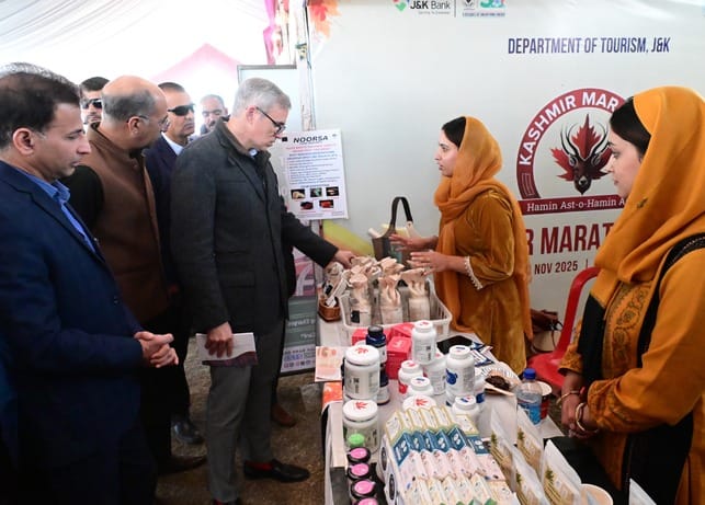 Srinagar, Kashmir Marathan, 2nd November, CM Inagurate Exhibition